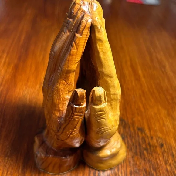 Praying Hands Vintage 6” Figurine - Picture 1 of 7